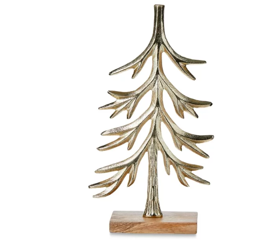 My Texas House Gold Tree Decoration, 10.5"