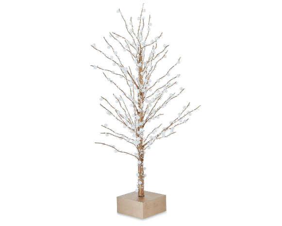 My Texas House Gold Pearl Tree Decoration, 18"