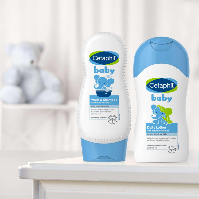 2 Pack Cetaphil Baby Wash & Shampoo with Organic Calendula, 7.8 fl oz - Sherry Wholesale - Distributors and wholesale in United States