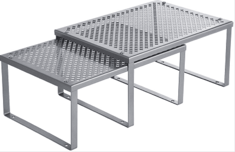 2 Pack Kitchen Storage Racks and Shelves for Cabinet Counter，Metal - My Store - Best Wholesale and distributor in United States