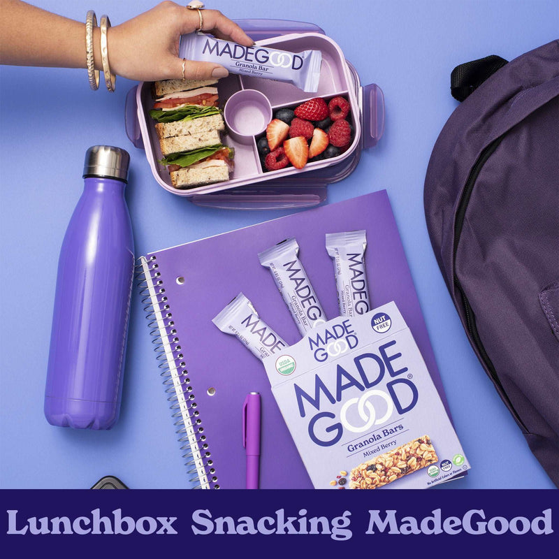2 Packs MadeGood Mixed Berry Granola Bars, 6 Healthy Snack Bars, 0.85 oz Each - Sherry Wholesale - Distributors and wholesale in United States