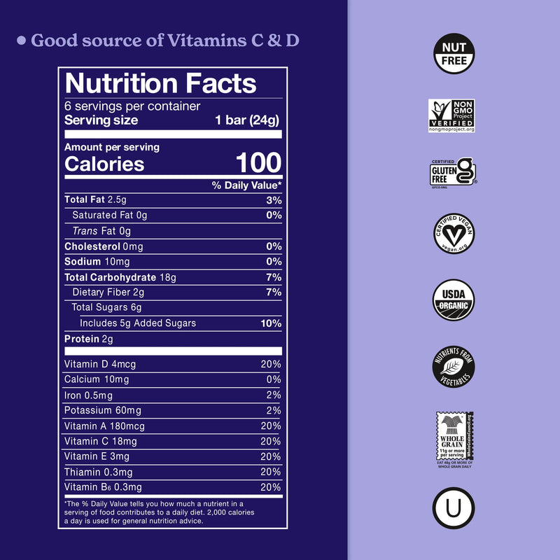 2 Packs MadeGood Mixed Berry Granola Bars, 6 Healthy Snack Bars, 0.85 oz Each - Sherry Wholesale - Distributors and wholesale in United States