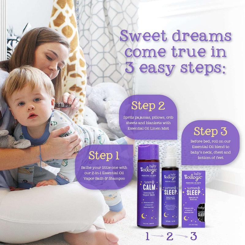 2 pack Oilogic Slumber & Sleep Baby Safe Essential Oil Vapor Bath & Shampoo, 9 fl oz - Sherry Wholesale - Distributors and wholesale in United States