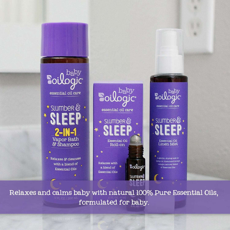 2 pack Oilogic Slumber & Sleep Baby Safe Essential Oil Vapor Bath & Shampoo, 9 fl oz - Sherry Wholesale - Distributors and wholesale in United States