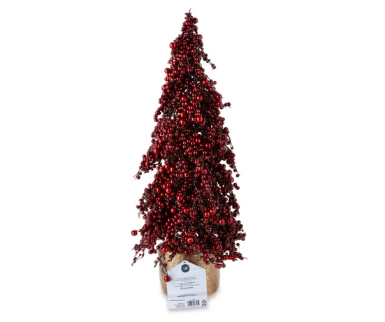 My Texas House Berry Tree Decoration, Red, 24 inch, 2.65 lb