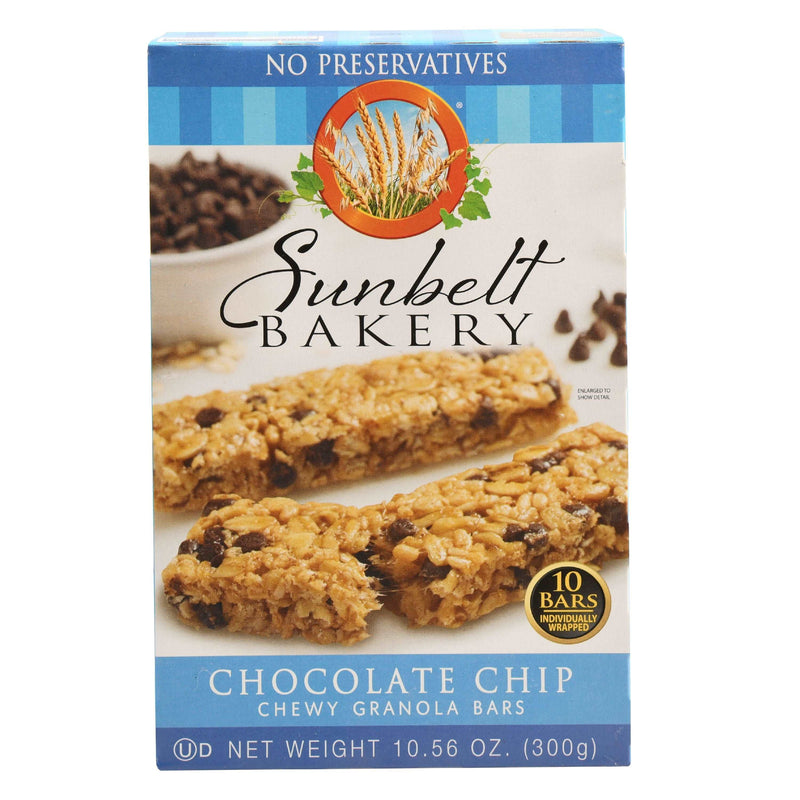 3 Packs Sunbelt Bakery Family Pack Chocolate Chip Chewy Granola Bars, 10 Ct - Sherry Wholesale - Distributors and wholesale in United States