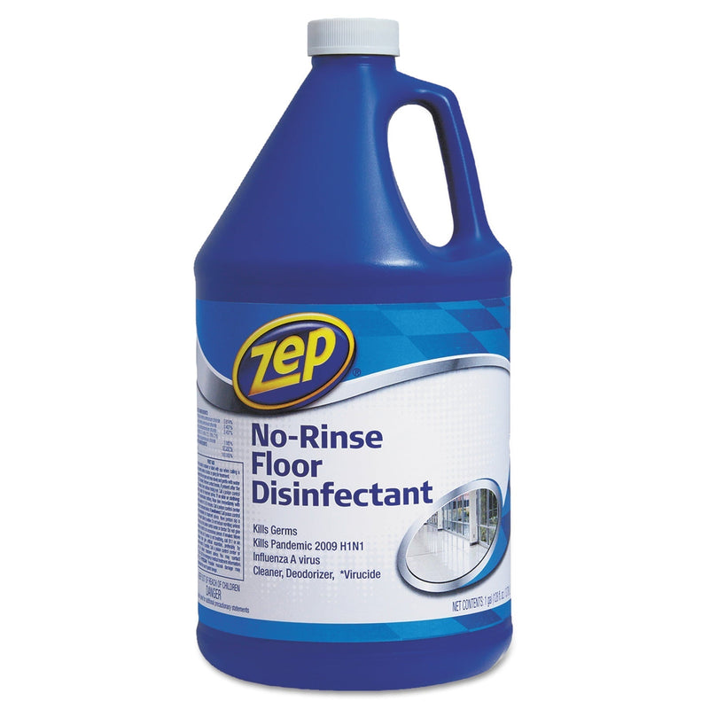 Zep Commercial No-Rinse Floor disinfctnt, 1 gal Bottle -ZPEZUNRS128EA - Sherry Wholesale - Distributors and wholesale in United States