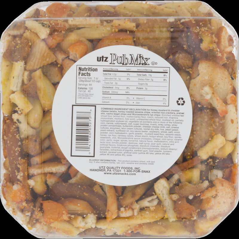 44 oz Utz Pub Mix Barrel - Sherry Wholesale - Distributors and wholesale in United States