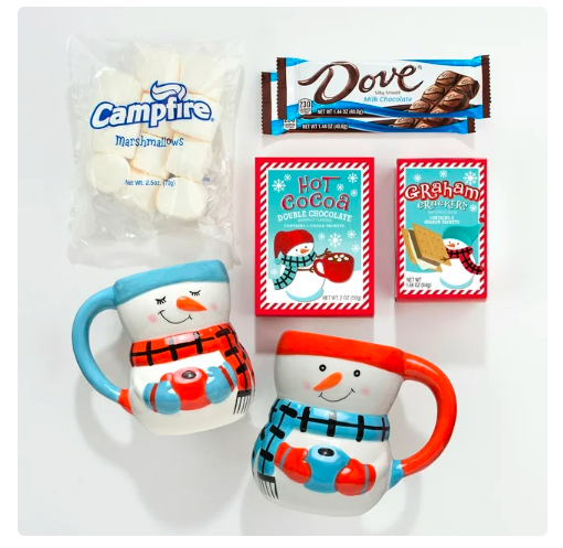 Dove Chocolate S'mores 2 Mug Boxed Christmas Gift Set, 8.94oz