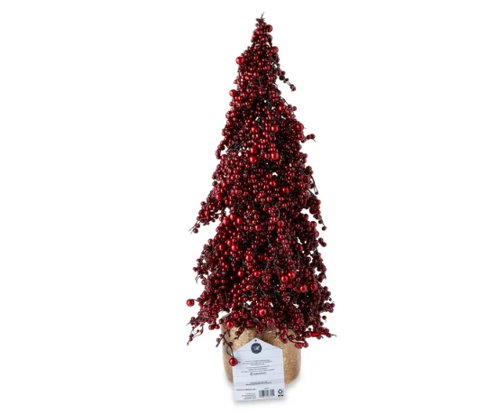 My Texas House Berry Tree Decoration, Red, 24 inch, 2.65 lb