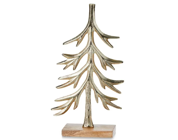 My Texas House Gold Tree Decoration, 10.5"