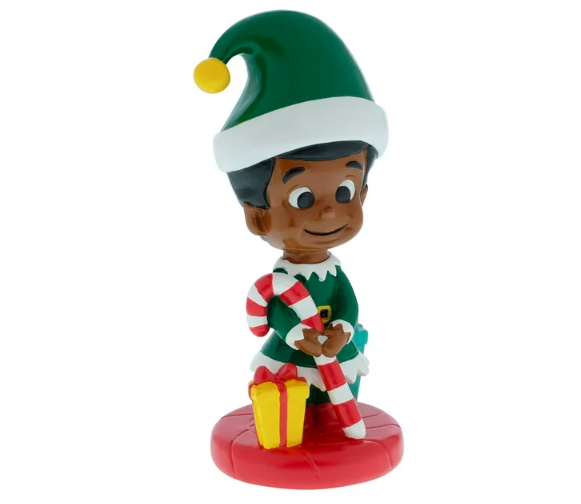 Black Paper Party Elf Figurine Table Top Set, 2 Pack, Resin, Multi-Color, Online Only