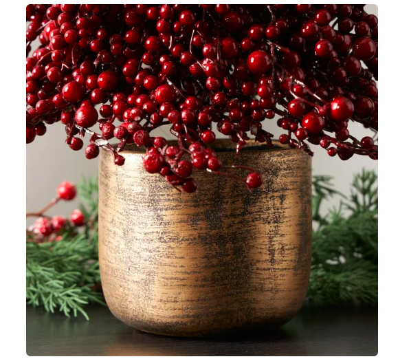 My Texas House Berry Tree Decoration, Red, 24 inch, 2.65 lb