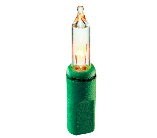 300-Count Clear Incandescent Mini Christmas Lights with Green Wire, 62.5', Holiday Time