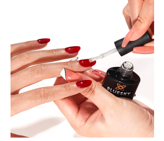 Bluesky Gel Nail Polishes, No Wipe Top Coat and Base Coat, Soak Off LED UV Gel Nail Polish Set, Long Lasting, Shiny, High Gloss Finish, Clear, 2 x 10ml Bottles - Sherry Wholesale - Distributors and wholesale in United States