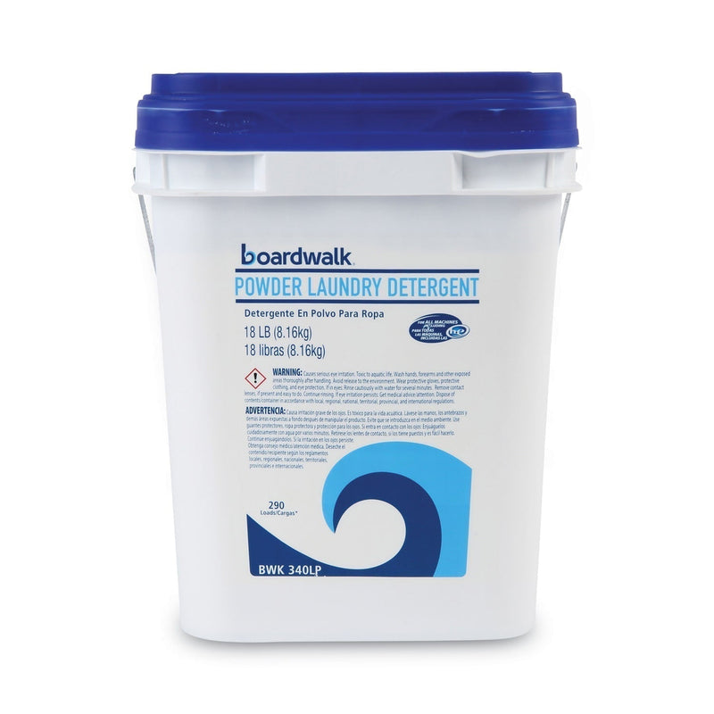 Boardwalk Laundry Detergent Powder, Crisp Clean Scent, 18 Lb Pail - Sherry Wholesale - Distributors and wholesale in United States