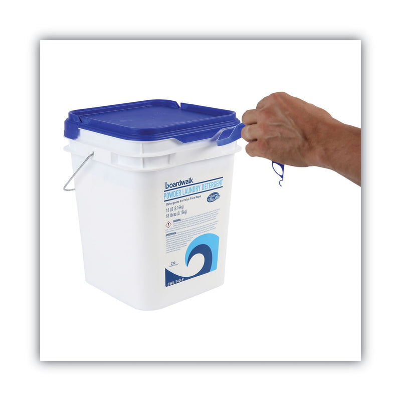 Boardwalk Laundry Detergent Powder, Crisp Clean Scent, 18 Lb Pail - Sherry Wholesale - Distributors and wholesale in United States