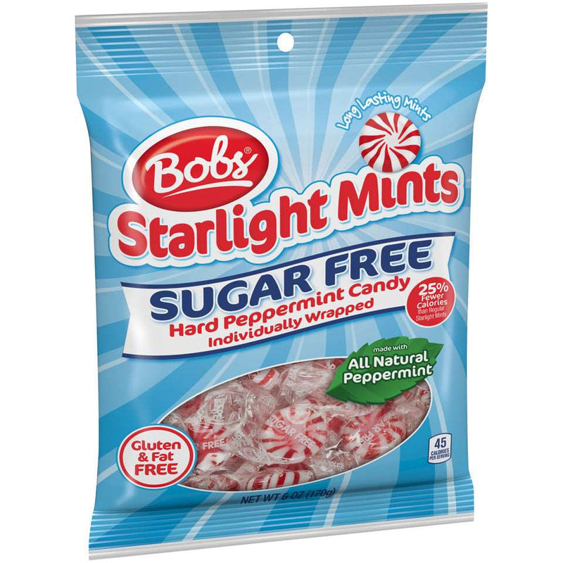 Bob's Sugar-Free Starlight Mints Peppermint Candy, 6 Oz. - Sherry Wholesale - Distributors and wholesale in United States