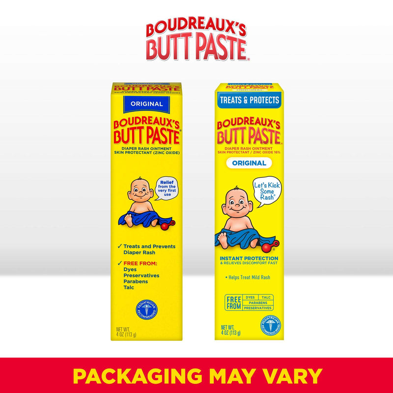 Boudreaux's Butt Paste Original Diaper Rash Cream, Ointment for Baby, 4 oz Tube - Sherry Wholesale - Distributors and wholesale in United States