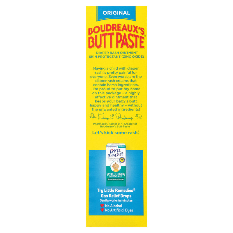 Boudreaux's Butt Paste Original Diaper Rash Cream, Ointment for Baby, 4 oz Tube - Sherry Wholesale - Distributors and wholesale in United States
