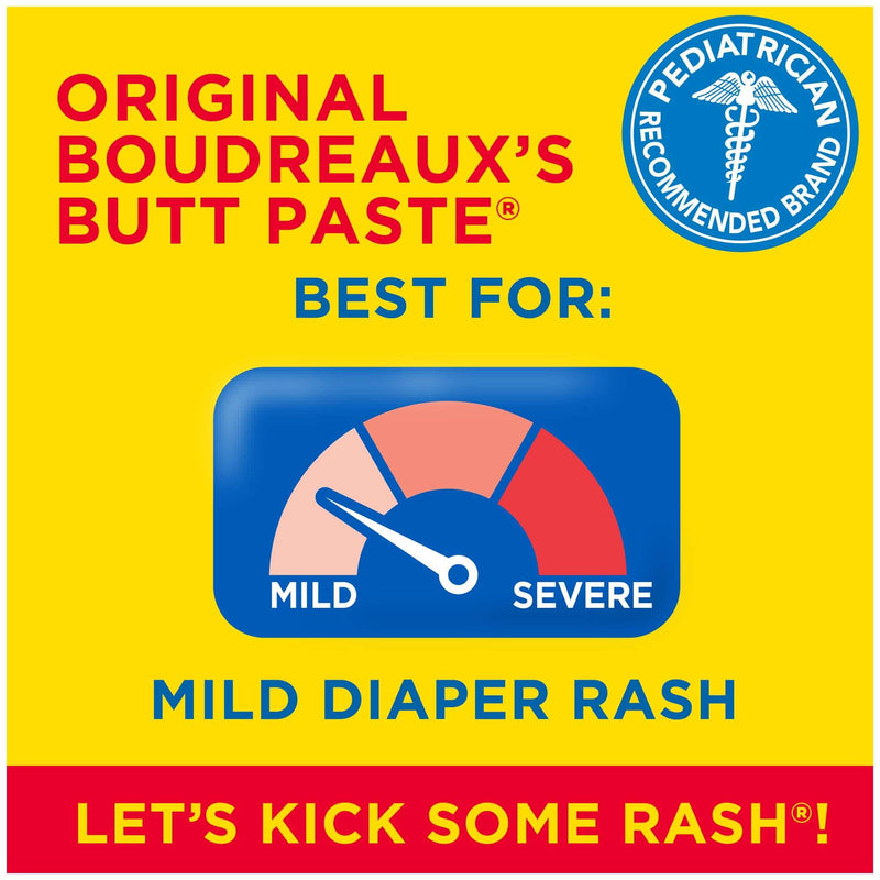 Boudreaux's Butt Paste Original Diaper Rash Cream, Ointment for Baby, 4 oz Tube - Sherry Wholesale - Distributors and wholesale in United States