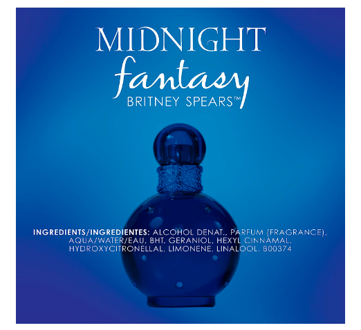 Britney Spears Midnight Fantasy Eau de Parfum Fruity & Musky Scent, Luxury Fragrance for Women , 100 ml ( Pack of 1) - Sherry Wholesale - Distributors and wholesale in United States
