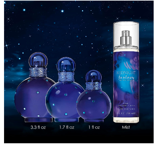 Britney Spears Midnight Fantasy Eau de Parfum Fruity & Musky Scent, Luxury Fragrance for Women , 100 ml ( Pack of 1) - Sherry Wholesale - Distributors and wholesale in United States