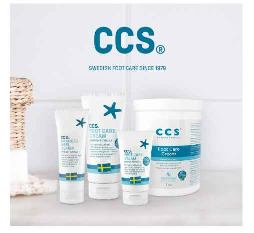 CCS Professional Foot Care Cream for Cracked Heels and Dry Skin - Foot Cream with 10% Urea and Eucalyptus Oil - Moisturise and Soften Hard, Rough Skin and Callused Feet - ,175 ml (Pack of 1) - Sherry Wholesale - Distributors and wholesale in United States