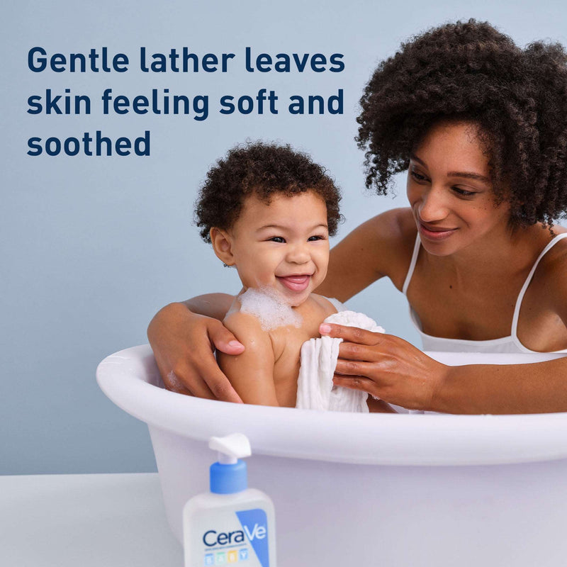 CeraVe Baby Wash & Shampoo, Tear Free baby Soap for Sensitive baby, 8 fl oz - Sherry Wholesale - Distributors and wholesale in United States