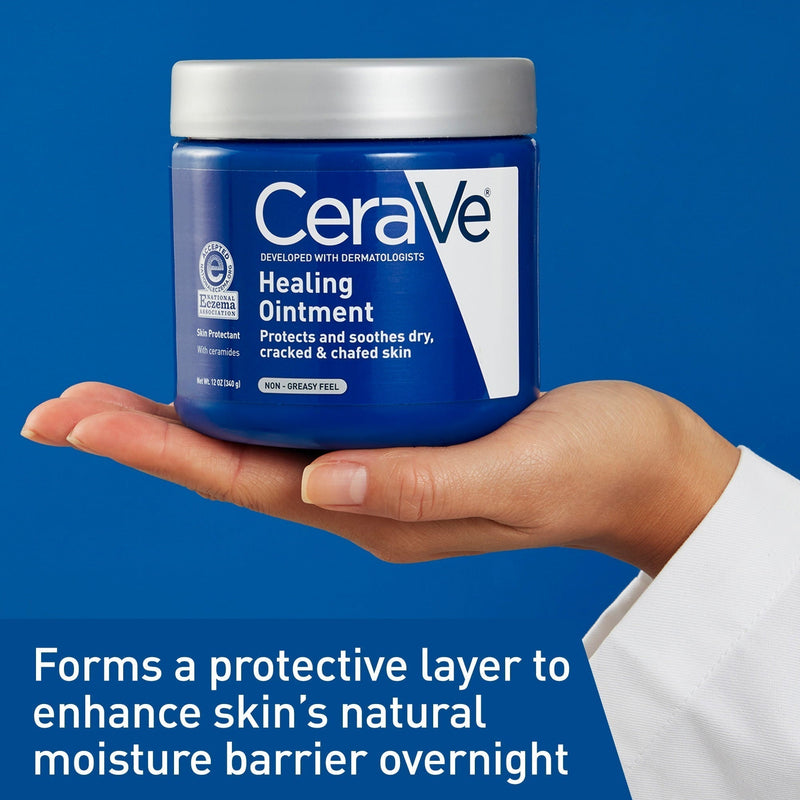CeraVe Healing Ointment, Protects and Soothes Cracked Skin, 12 oz - Sherry Wholesale - Distributors and wholesale in United States