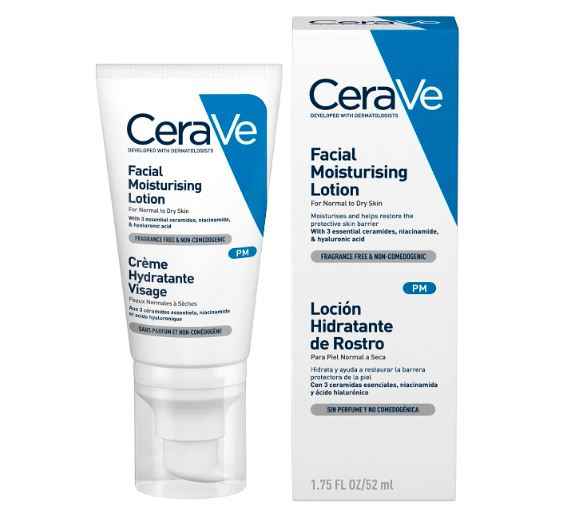 CeraVe PM Daily Facial Moisturiser Lotion for Normal to Dry Skin 52ml with Niacinamide and 3 Essential Ceramides - Sherry Wholesale - Distributors and wholesale in United States