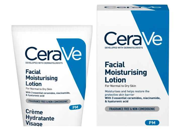 CeraVe PM Daily Facial Moisturiser Lotion for Normal to Dry Skin 52ml with Niacinamide and 3 Essential Ceramides - Sherry Wholesale - Distributors and wholesale in United States