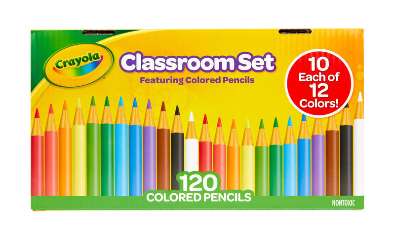 Crayola Classroom Set Colored Pencils, 120 Ct, Teacher Supplies, Teacher Gifts, Beginner Child SN Distributors Crayola 