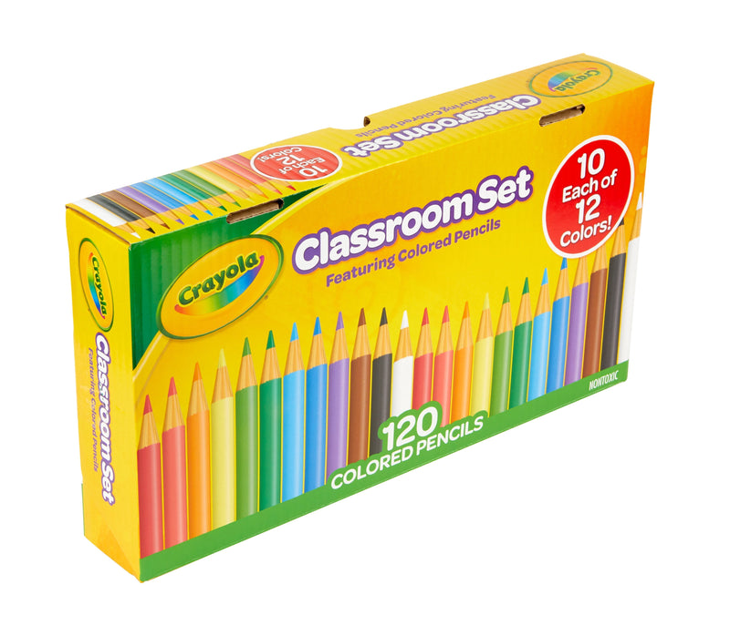 Crayola Classroom Set Colored Pencils, 120 Ct, Teacher Supplies, Teacher Gifts, Beginner Child SN Distributors Crayola 