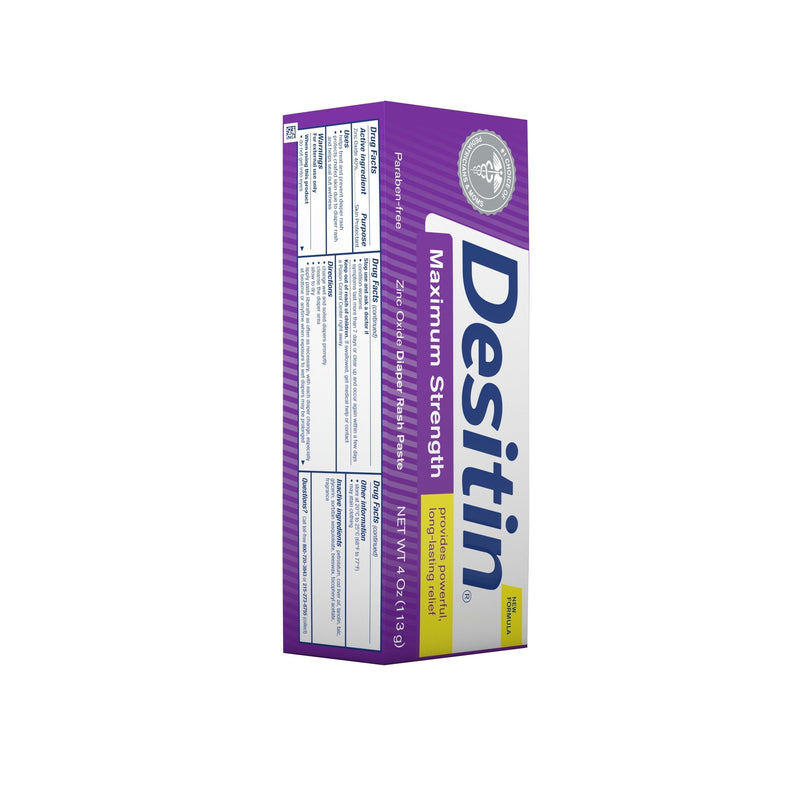Desitin Maximum Strength Baby Diaper Rash Cream with Zinc Oxide, 4 oz - Sherry Wholesale - Distributors and wholesale in United States
