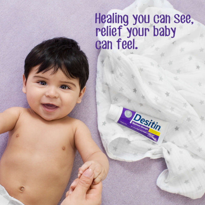 Desitin Maximum Strength Baby Diaper Rash Cream with Zinc Oxide, 4 oz - Sherry Wholesale - Distributors and wholesale in United States