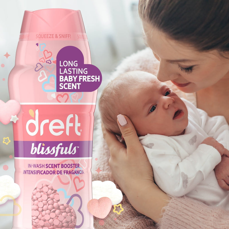 Dreft Blissfuls, Baby Fresh, 26.5 oz In-Wash Scent Booster Beads - Sherry Wholesale - Distributors and wholesale in United States