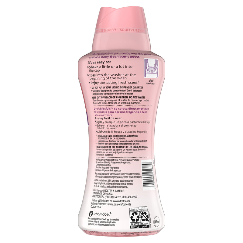 Dreft Blissfuls, Baby Fresh, 26.5 oz In-Wash Scent Booster Beads - Sherry Wholesale - Distributors and wholesale in United States
