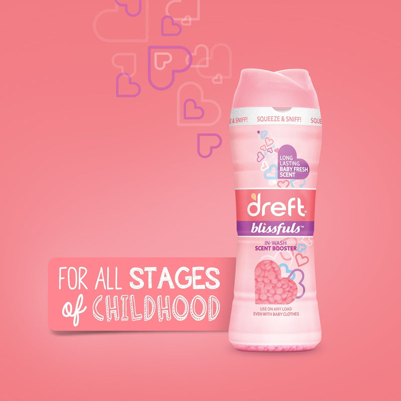 Dreft Blissfuls, Baby Fresh, 26.5 oz In-Wash Scent Booster Beads - Sherry Wholesale - Distributors and wholesale in United States