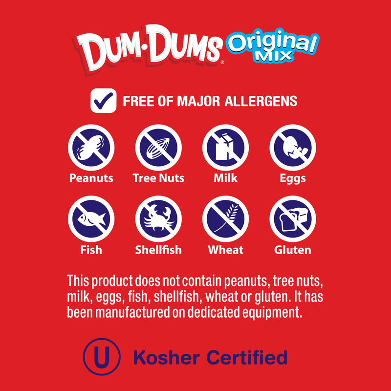 Dum Dums Original Flavor Mix Lollipops Candy, 300 Count - Sherry Wholesale - Distributors and wholesale in United States