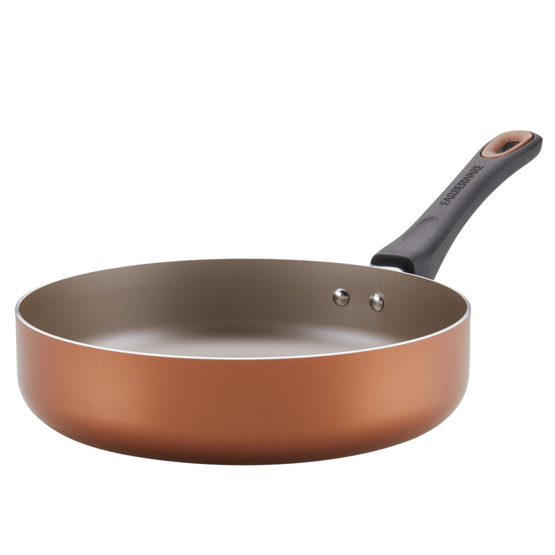 Farberware 12-Inch Performance Nonstick Deep Frying Pan/Fry Pan, Copper - Sherry Wholesale - Distributors and wholesale in United States