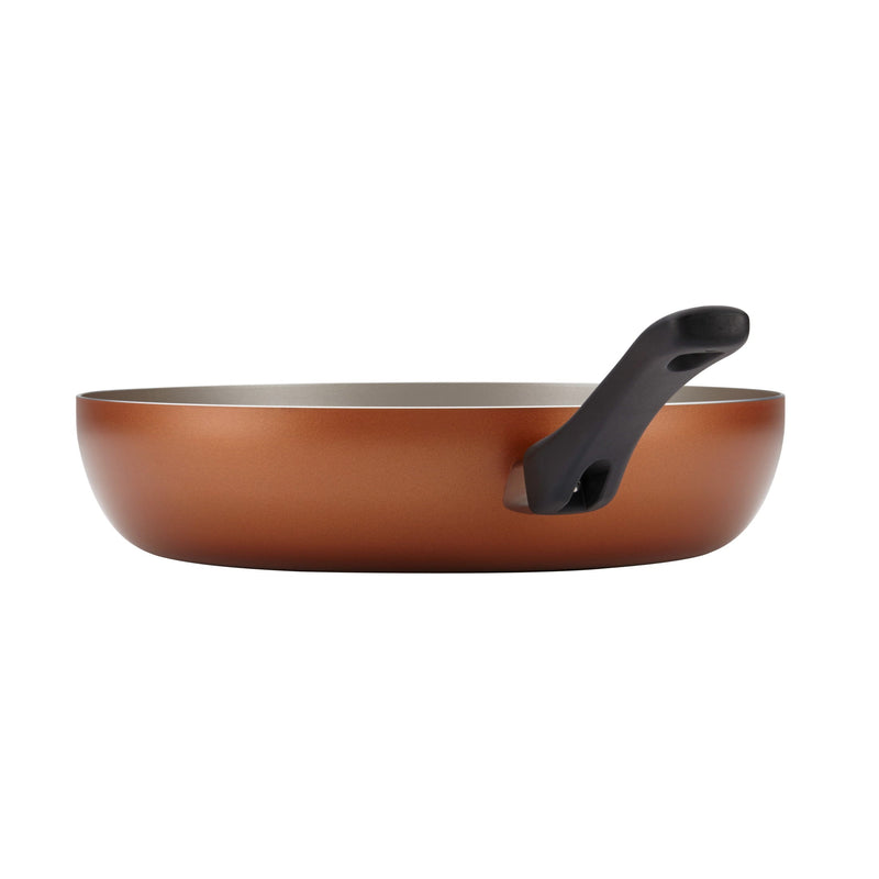 Farberware 12-Inch Performance Nonstick Deep Frying Pan/Fry Pan, Copper - Sherry Wholesale - Distributors and wholesale in United States
