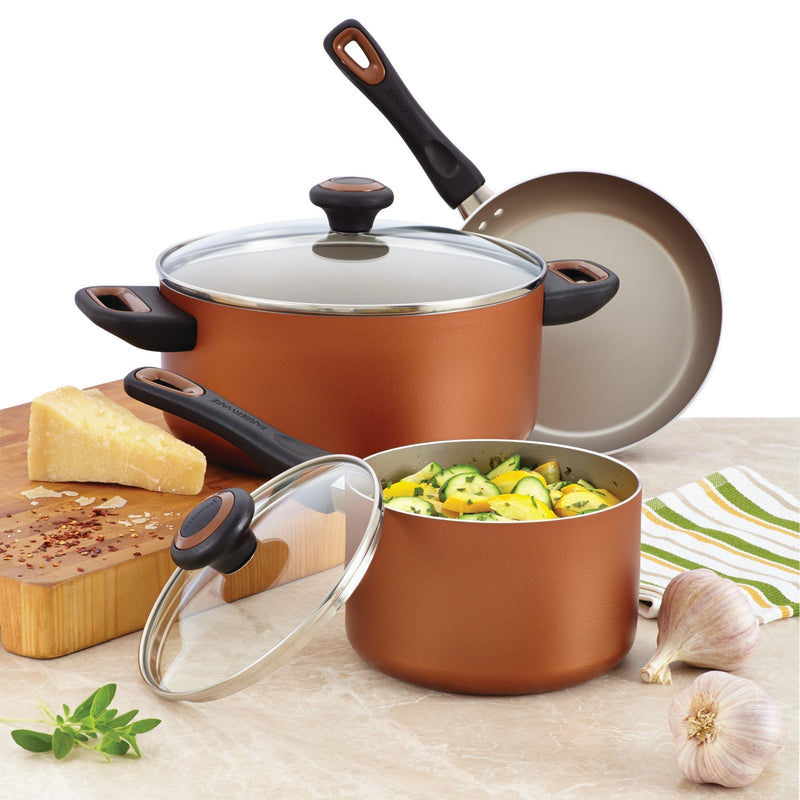 Farberware 12-Inch Performance Nonstick Deep Frying Pan/Fry Pan, Copper - Sherry Wholesale - Distributors and wholesale in United States