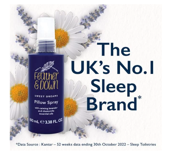 Feather & Down Pillow Spray Duo Set (50ml Sweet Dreams Pillow Spray & 50ml Breathe Well Pillow Spray) - The Perfect Combination for a Peaceful Night's Sleep. Cruelty Free. Vegan Friendly. - Sherry Wholesale - Distributors and wholesale in United States