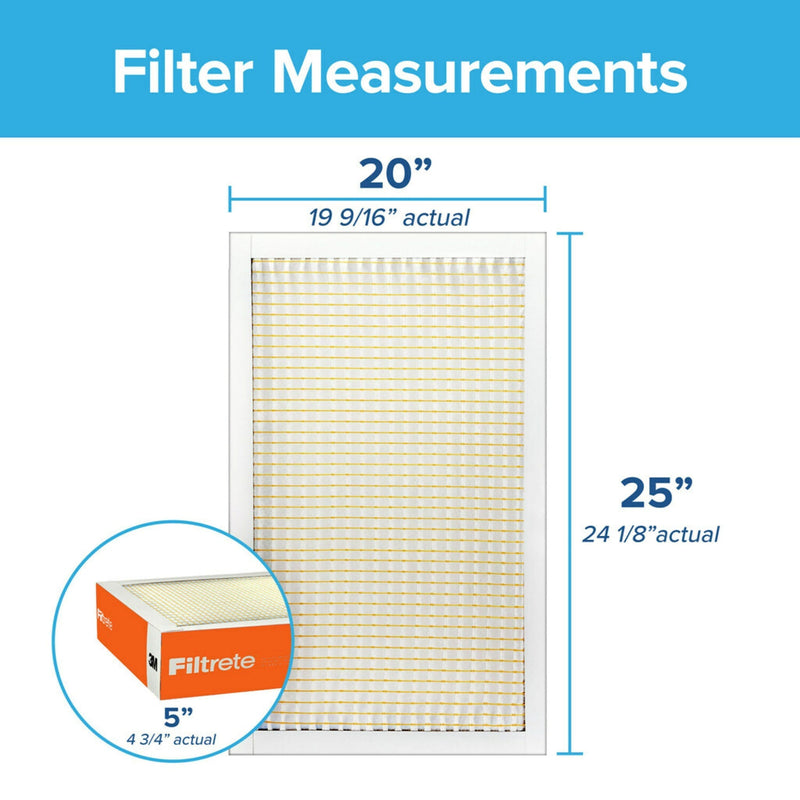 Filtrete by 3M, 20x25x1, MERV 10, Micro Particle Reduction HVAC Furnace Air Filter, Captures Pet Dander and Pollen, 800 MPR, 1 Filter - Sherry Wholesale - Distributors and wholesale in United States