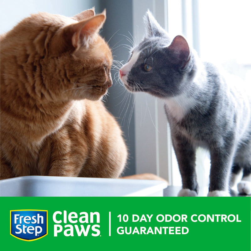 Fresh Step Clean Paws Litter with Febreze and Gain, Clumping Cat Litter, 22.5 lb - Sherry Wholesale - Distributors and wholesale in United States