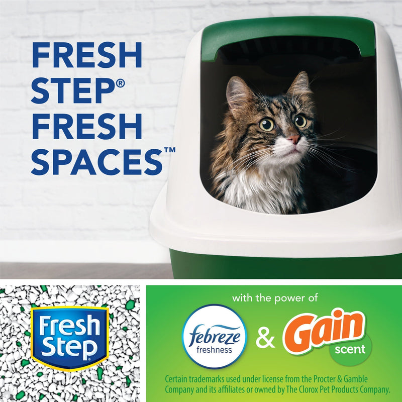 Fresh Step Clean Paws Litter with Febreze and Gain, Clumping Cat Litter, 22.5 lb - Sherry Wholesale - Distributors and wholesale in United States