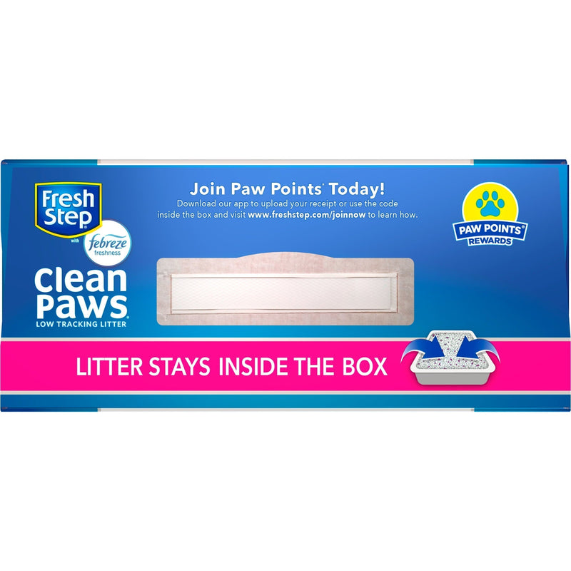 Fresh Step Clean Paws Litter with Febreze and Gain, Clumping Cat Litter, 22.5 lb - Sherry Wholesale - Distributors and wholesale in United States