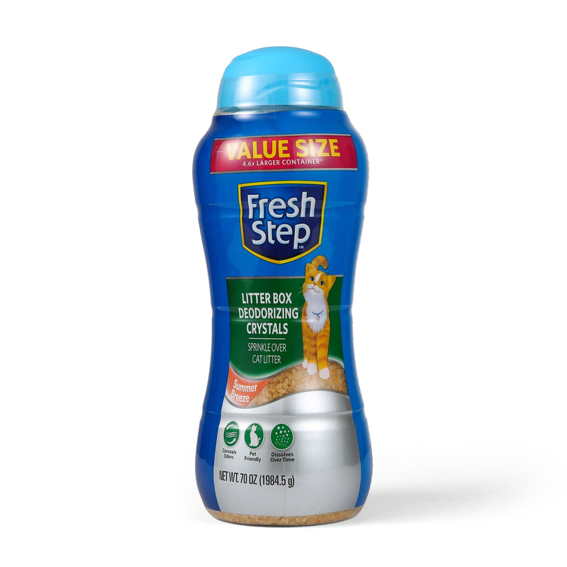 Fresh Step Deodorizing Cat Litter Crystals, Value Size in Summer Breeze, 70 oz. - Sherry Wholesale - Distributors and wholesale in United States