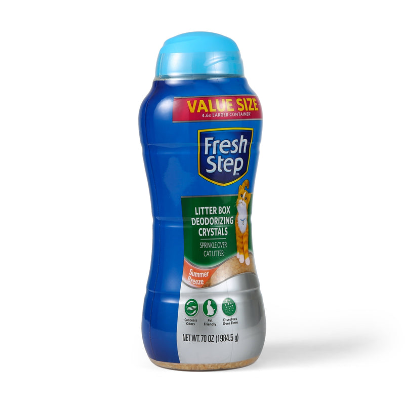 Fresh Step Deodorizing Cat Litter Crystals, Value Size in Summer Breeze, 70 oz. - Sherry Wholesale - Distributors and wholesale in United States